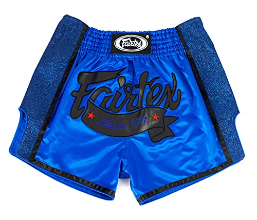 Fairtex Blue Slim Cut Muay Thai Boxing Short