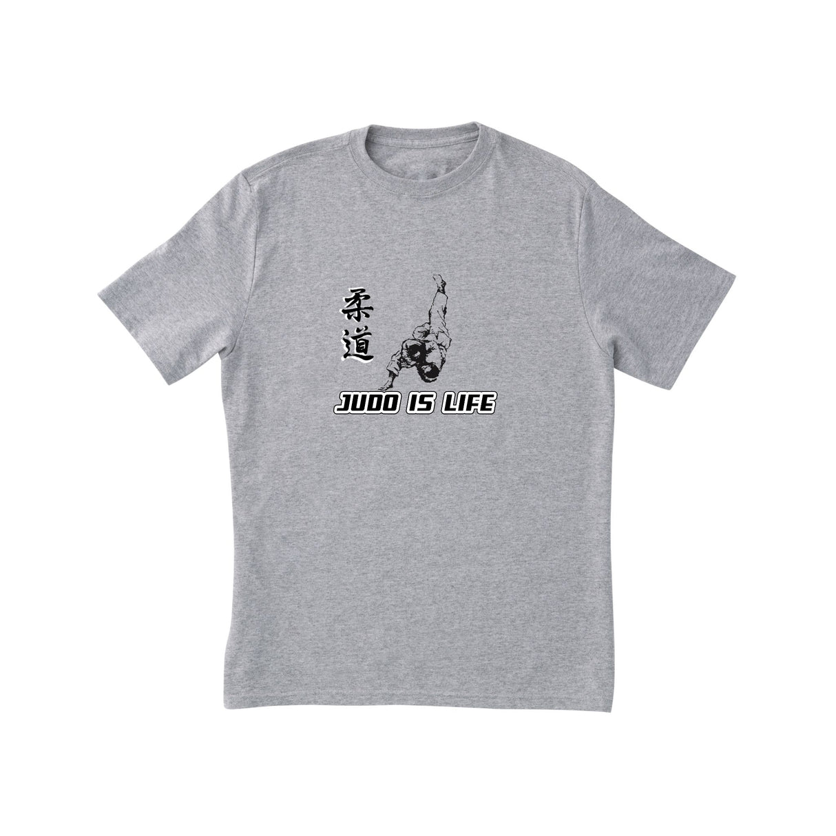 Judo is Life Throw with Kanji T-shirt