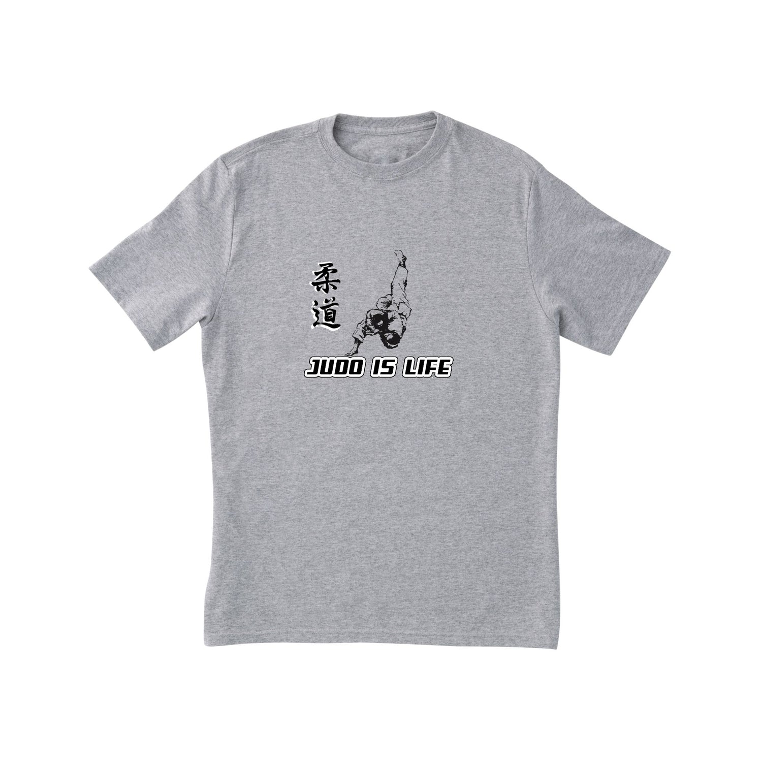 Judo is Life Throw with Kanji T-shirt