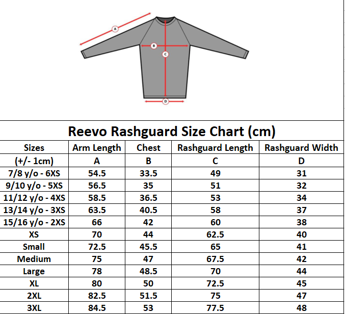 Reevo Original Rashguard - Hatashita Retail