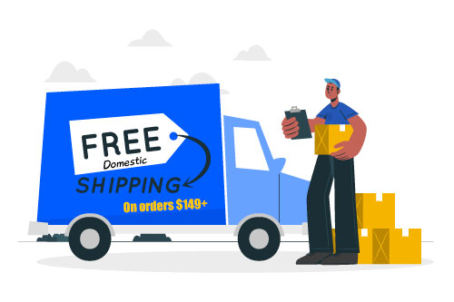 Free Shipping on domestic orders over $149