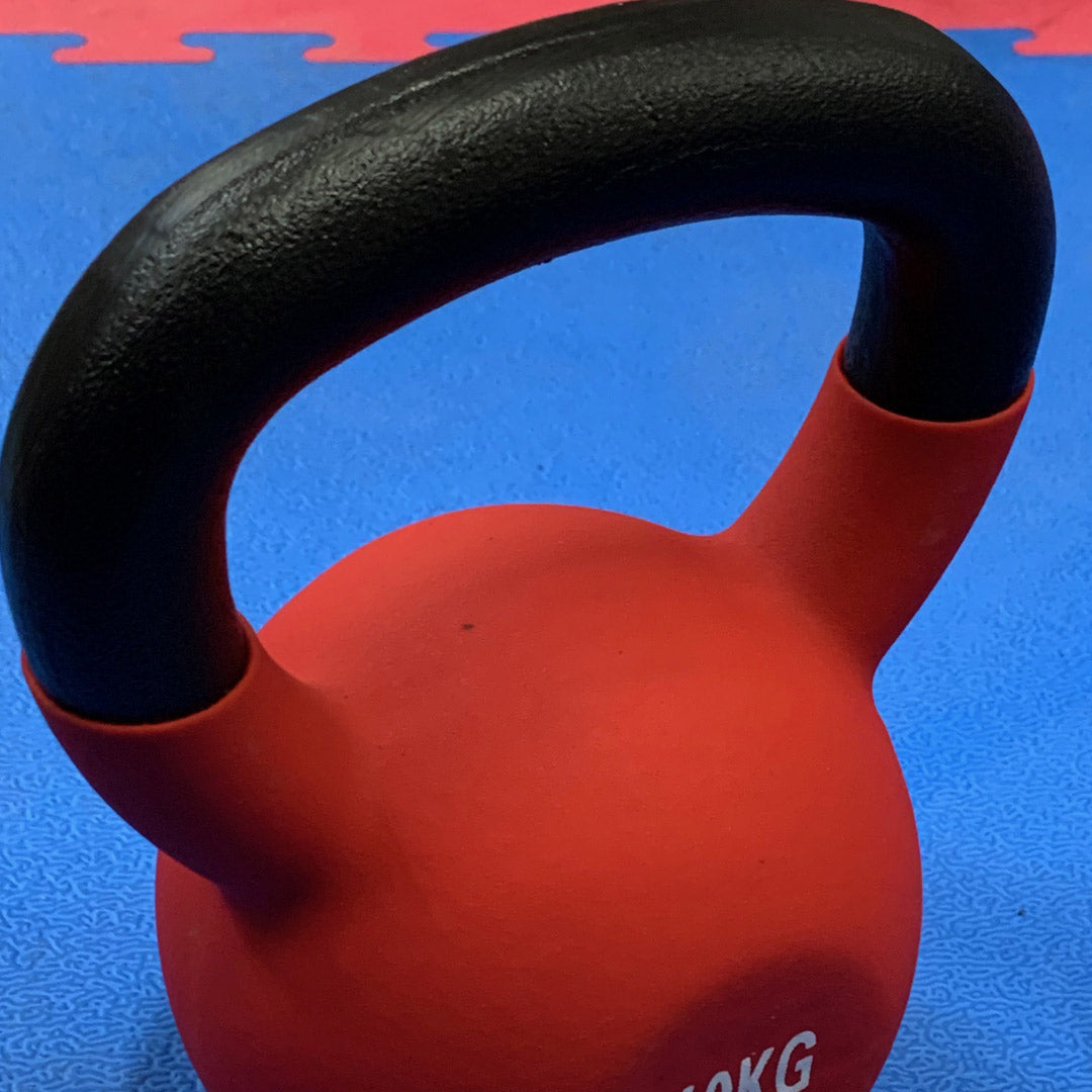 Neoprene coated cast Iron kettlebells