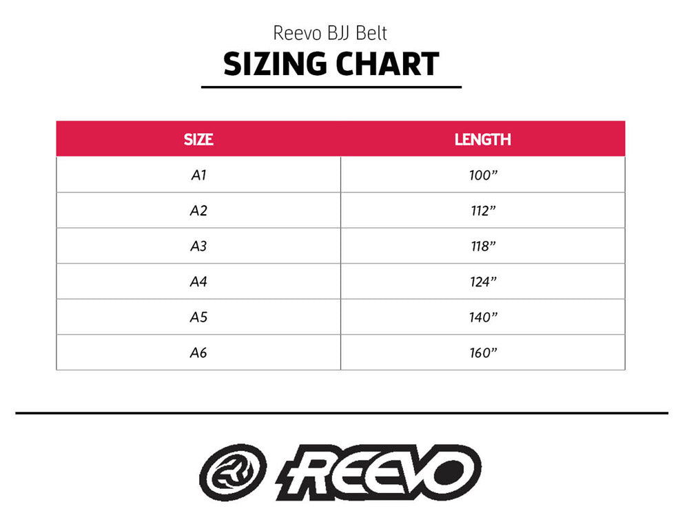 Reevo Brazillian Jiu Jitsu Belts - Hatashita Retail