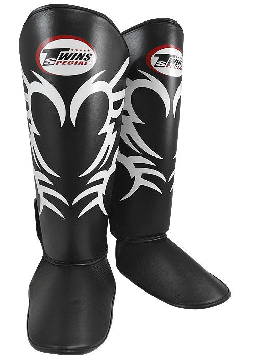 Twins Special Tattoo Print Shin and Instep Guards - Hatashita