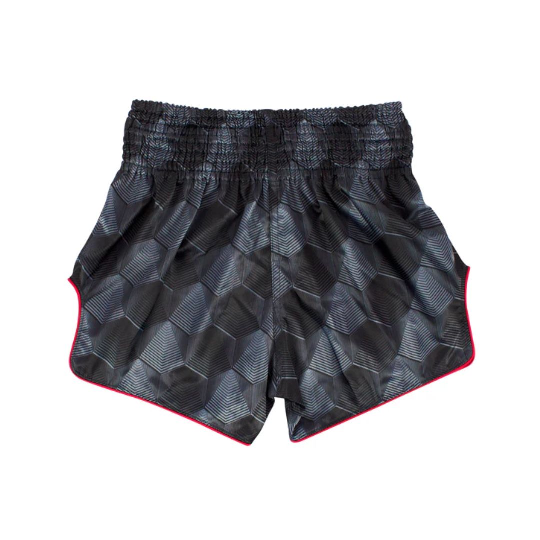 Fairtex Stealth Black Slim Cut Muay Thai Boxing Short