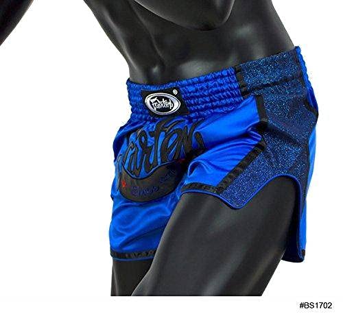 Fairtex Blue Slim Cut Muay Thai Boxing Short