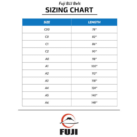 Fuji Adult BJJ Rank Belt