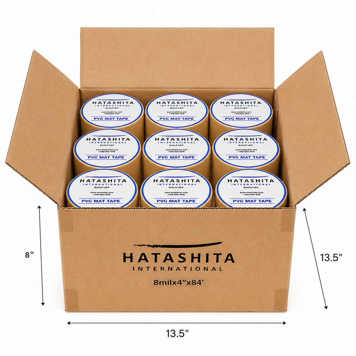 Hatashita Mat Tape – 8mil x 4" x 84' - Hatashita Retail