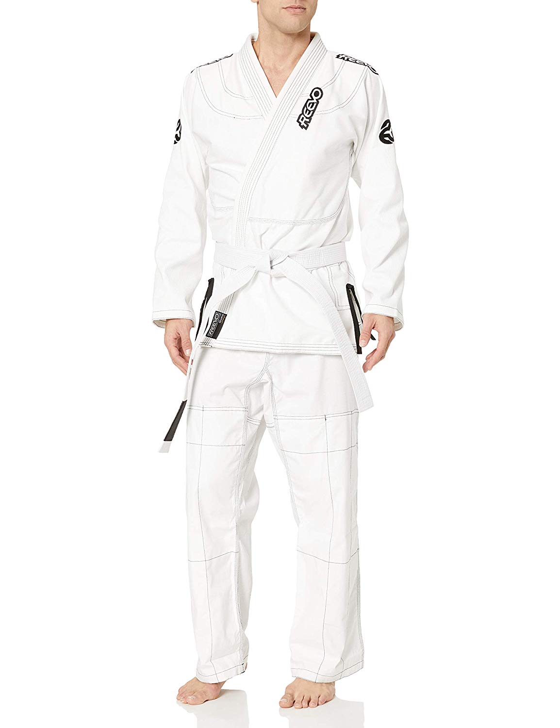Reevo Guard Ultralight BJJ Gi for Kids with a Free White Belt