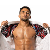 Reevo Oma Plata V2 Bjj Gi with Samurai drawstring knapsack