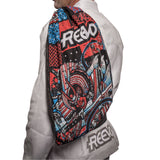 Reevo Oma Plata V2 Bjj Gi with Samurai drawstring knapsack