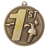 Tempo Medals 2.25", Antique Gold, Silver and Bronze - Hatashita Retail