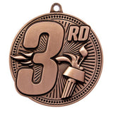 Tempo Medals 2.25", Antique Gold, Silver and Bronze - Hatashita Retail