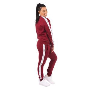 LADIES AUTOGRAPH SWEATPANTS - BURGUNDY