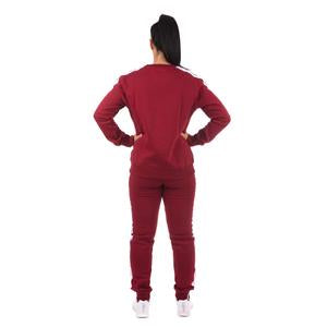 LADIES AUTOGRAPH SWEATPANTS - BURGUNDY