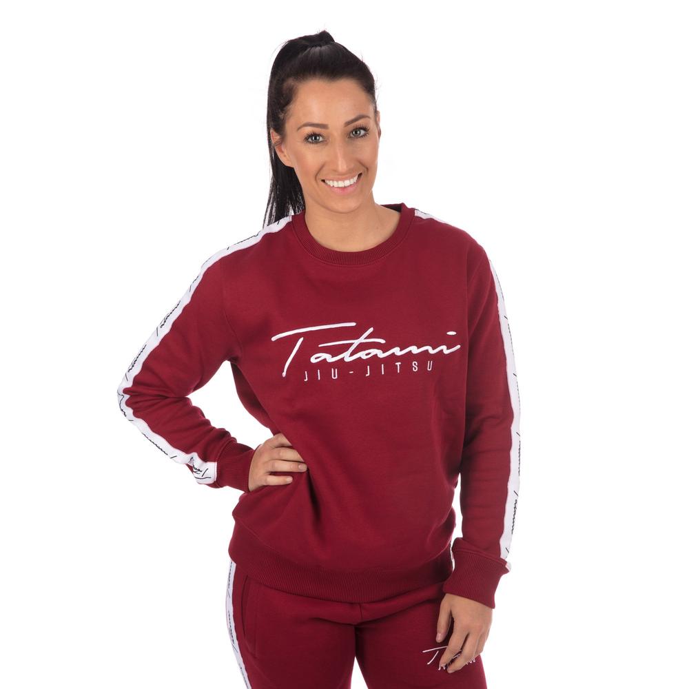 LADIES AUTOGRAPH SWEATPANTS - BURGUNDY
