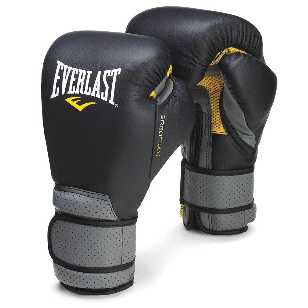 Everlast Leather Hook & Loop Training Gloves - Hatashita