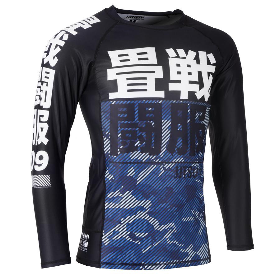 Tatami Fightwear Essential Camo Long Sleeve Rash Guard - Hatashita