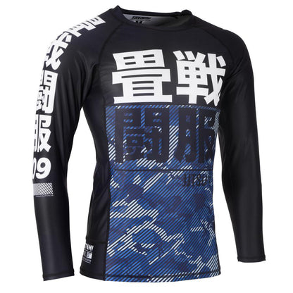 Tatami Fightwear Essential Camo Long Sleeve Rash Guard - Hatashita