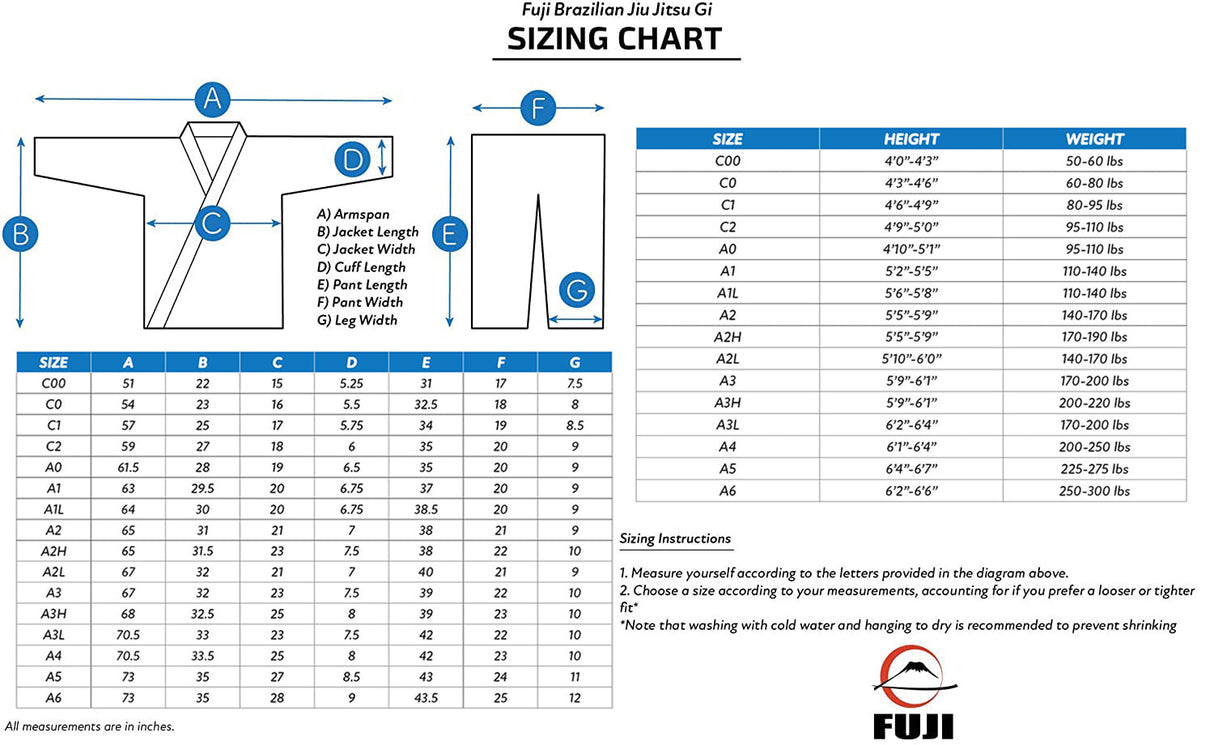 Fuji Student Brazilian Jiu Jitsu Gi