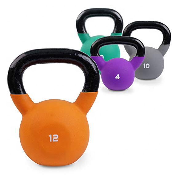 Neoprene coated cast Iron kettlebells