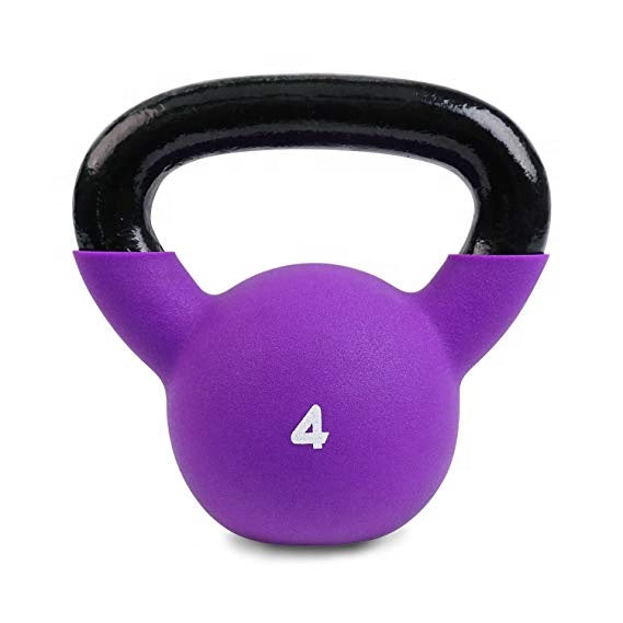 Neoprene coated cast Iron kettlebells