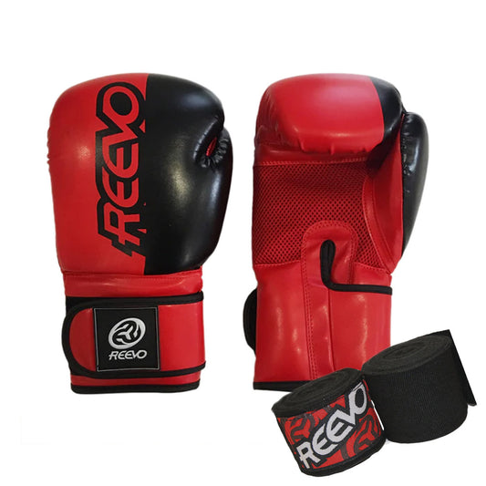 Reevo Sport Signature Boxing Glove with Hand Wrap