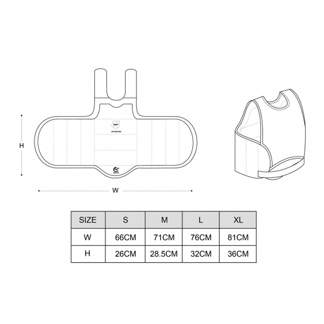 Wacoku WKF Approved Chest Protector - Hatashita