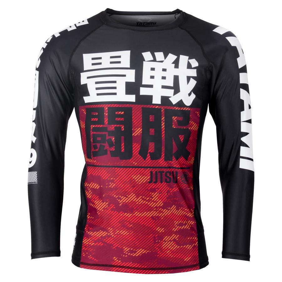 Tatami Fightwear Essential Camo Long Sleeve Rash Guard - Hatashita