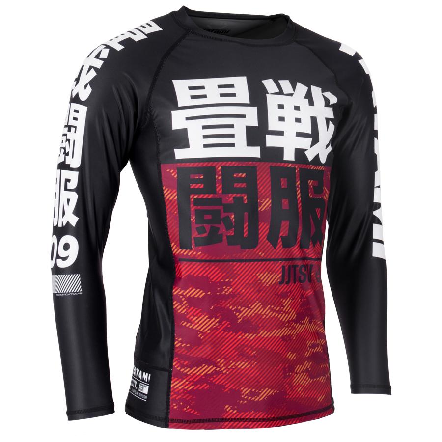 Tatami Fightwear Essential Camo Long Sleeve Rash Guard - Hatashita
