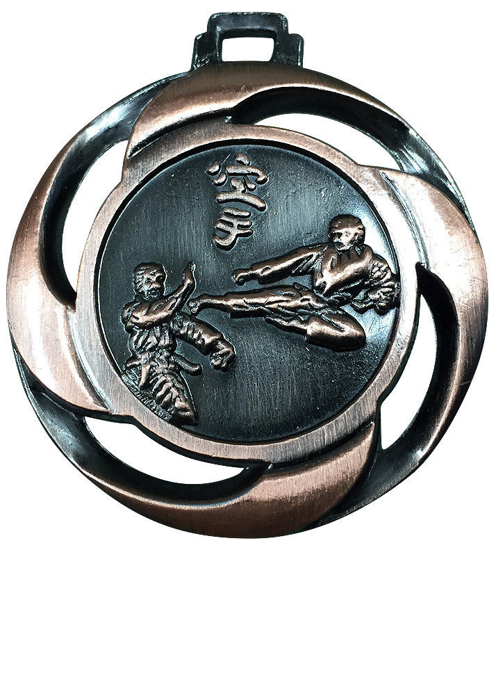 Hatashita Small Karate Kick Medal - Hatashita