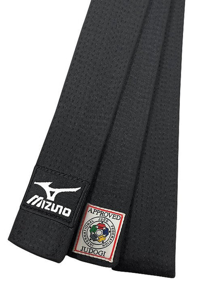 Mizuno IJF Black Belt (Silver Logo) - Hatashita