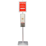 Touchless Automatic UV Light Hand Sanitizer Dispenser + Aluminum Stand.